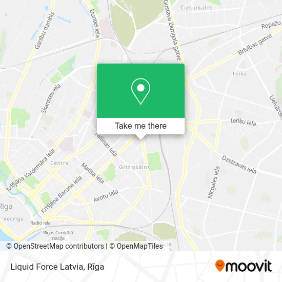 Liquid Force Latvia map