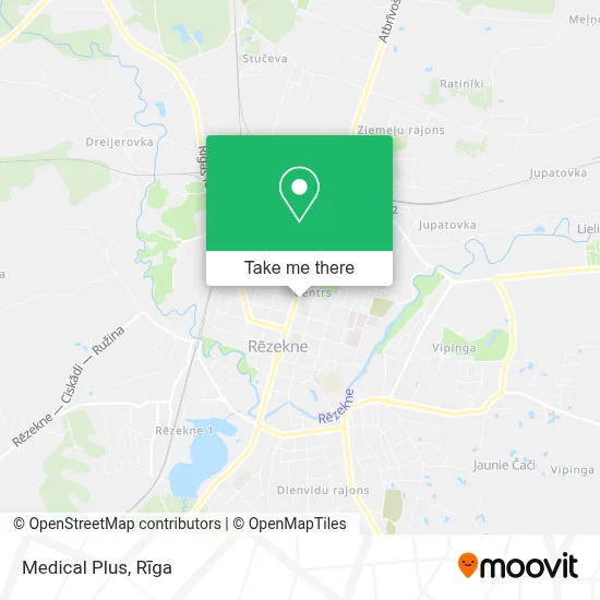 Medical Plus map