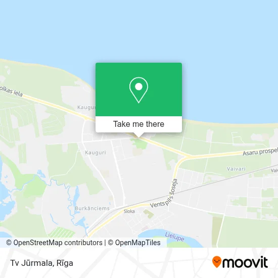 Tv Jūrmala map