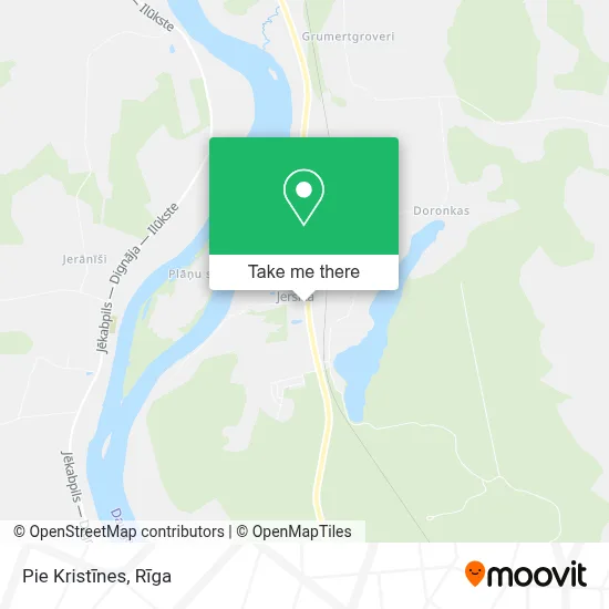 Pie Kristīnes map