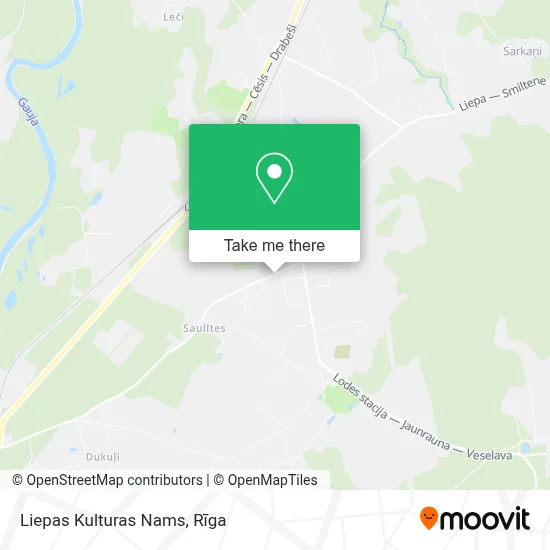 Liepas Kulturas Nams map