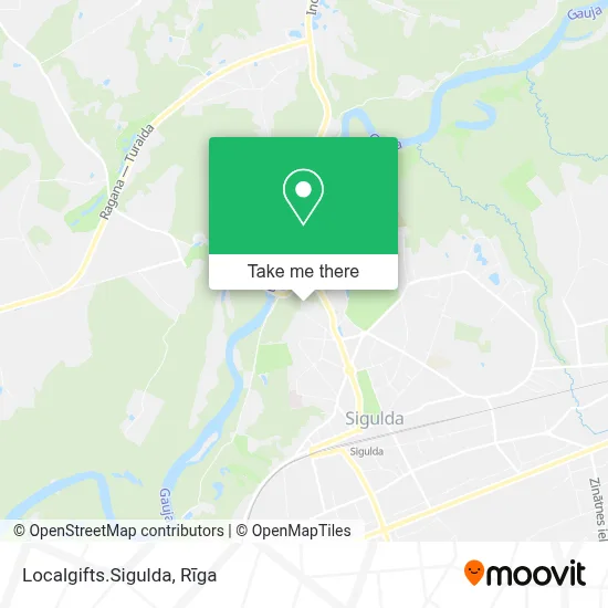 Localgifts.Sigulda map