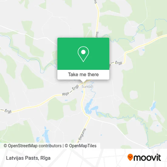 Latvijas Pasts map