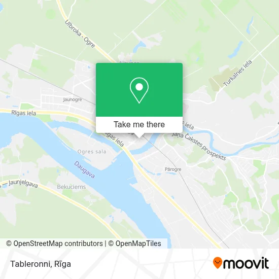 Tableronni map