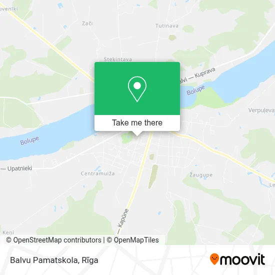 Balvu Pamatskola map