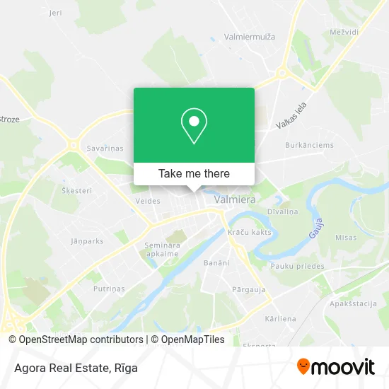 Agora Real Estate map