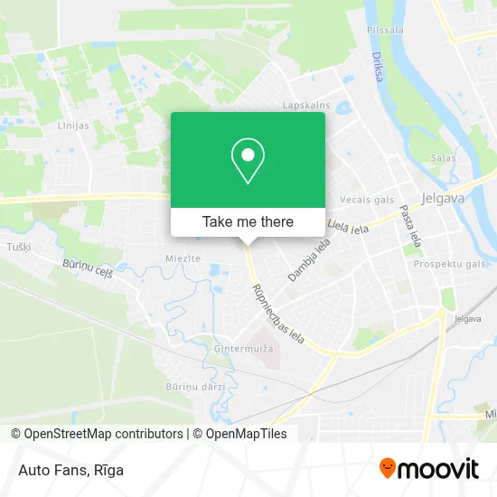 Auto Fans map