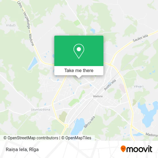 Raiņa Iela map