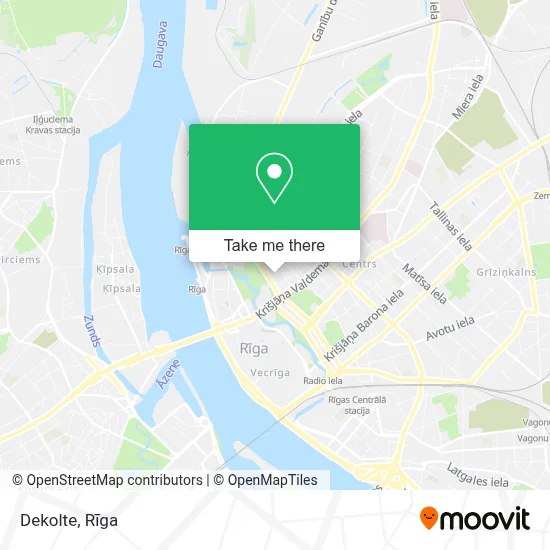 Dekolte map