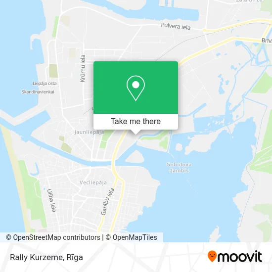 Rally Kurzeme map