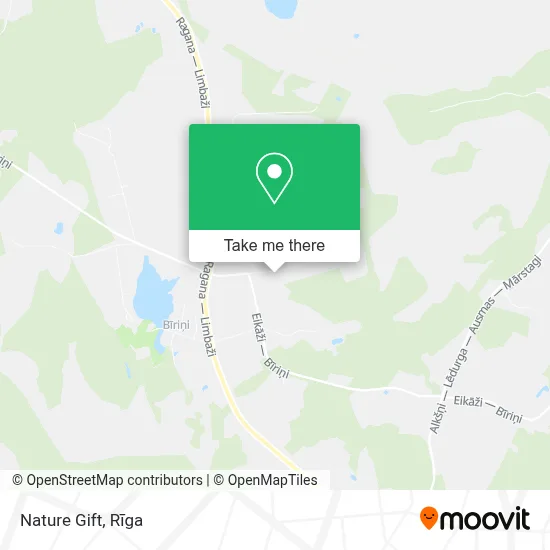 Nature Gift map