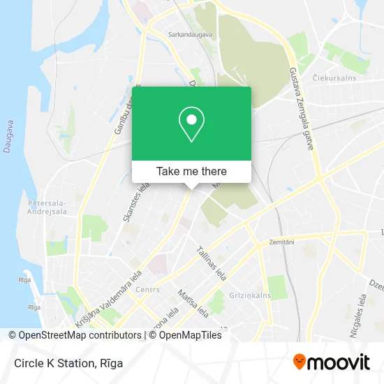 Circle K Station map