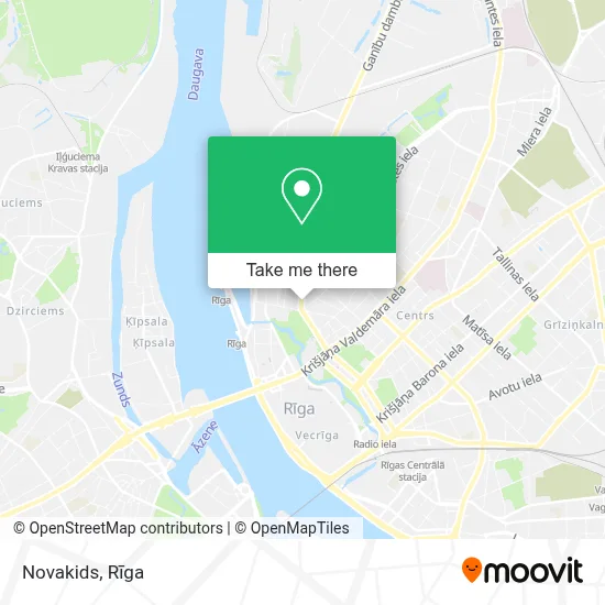 Novakids map