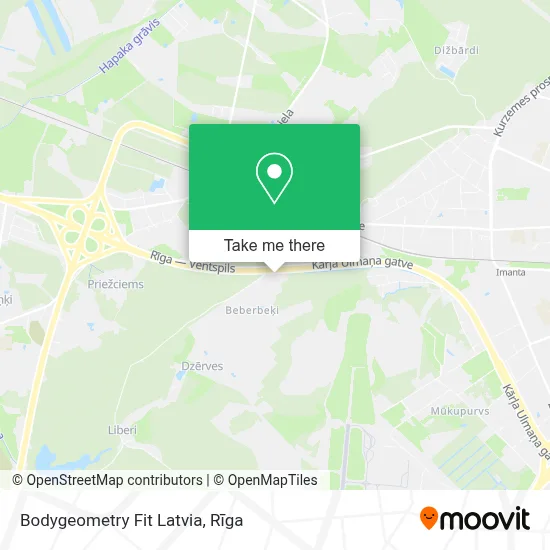 Bodygeometry Fit Latvia map