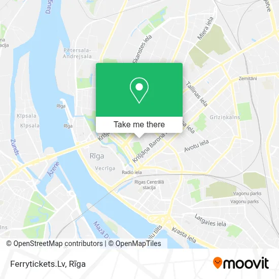 Ferrytickets.Lv map