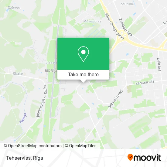 Tehserviss map