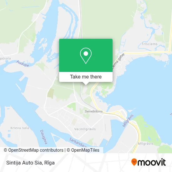 Sintija Auto Sia map