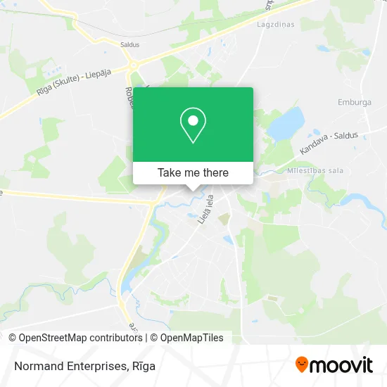 Normand Enterprises map