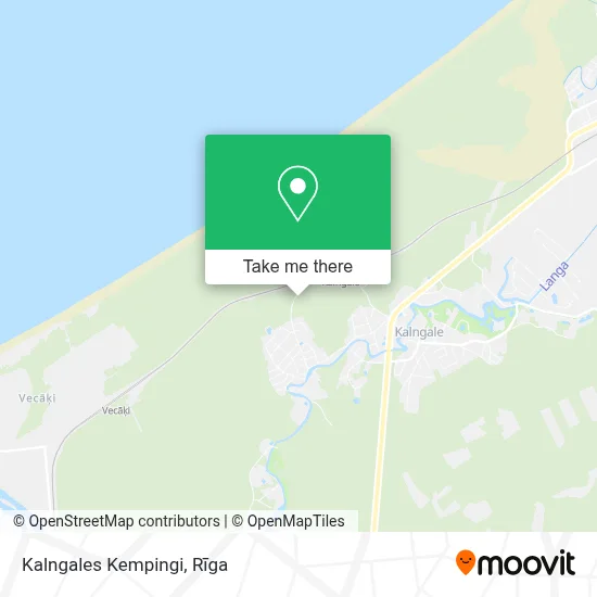 Kalngales Kempingi map