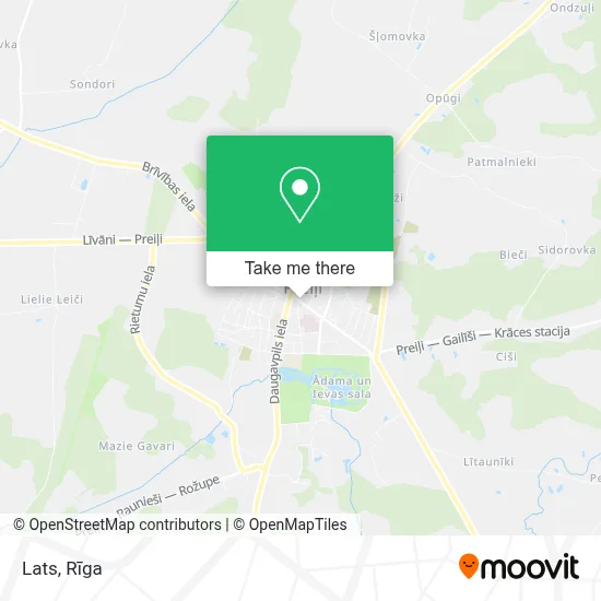 Lats map
