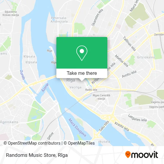 Randoms Music Store map