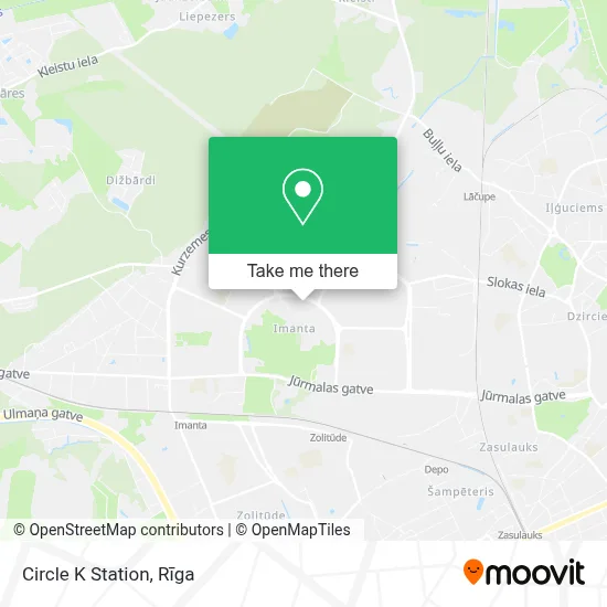 Circle K Station map