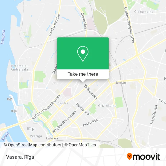 Vasara map