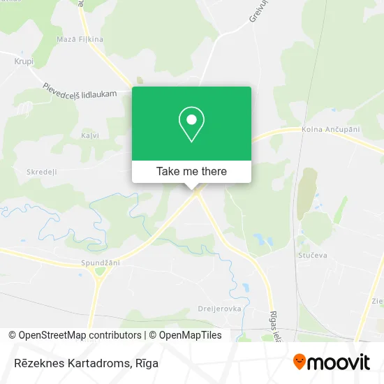 Rēzeknes Kartadroms map