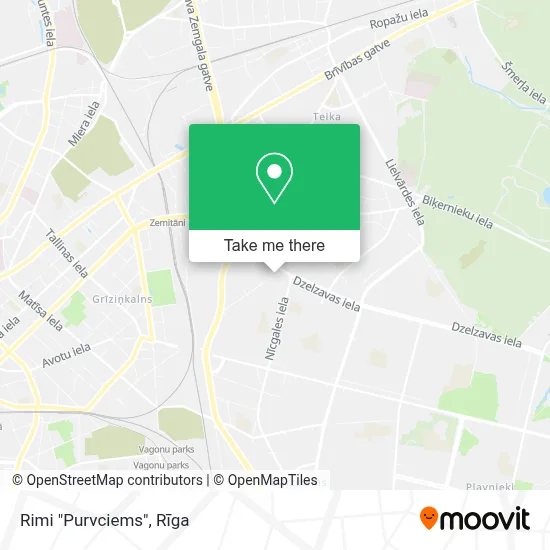 Rimi "Purvciems" map