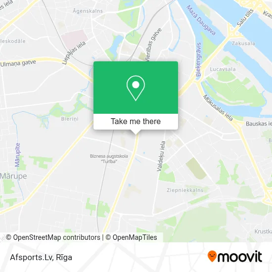 Afsports.Lv map