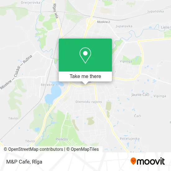 M&P Cafe map