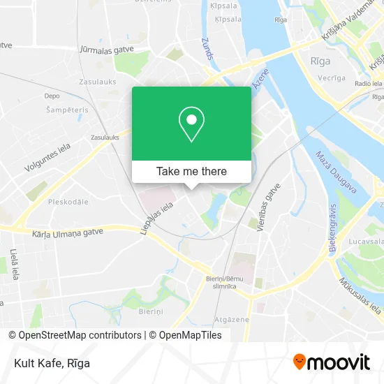Kult Kafe map