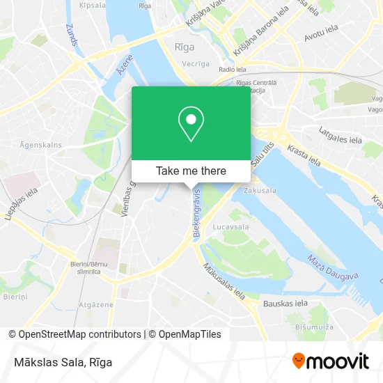Mākslas Sala map