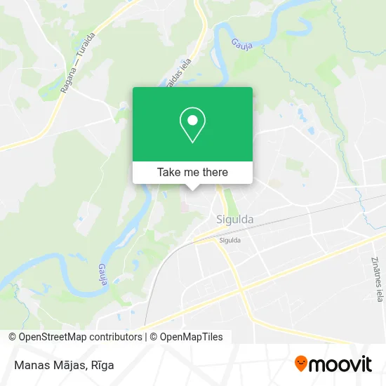 Manas Mājas map