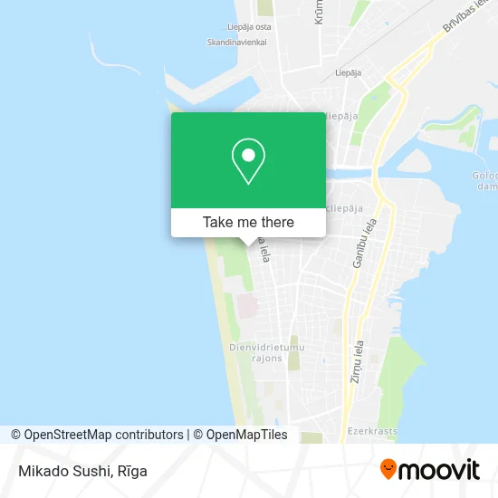 Mikado Sushi map