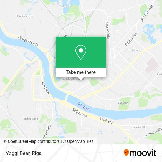 Yoggi Bear map