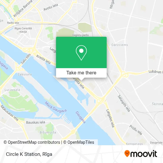 Circle K Station map