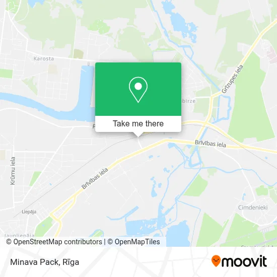 Minava Pack map