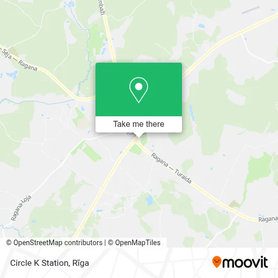 Circle K Station map