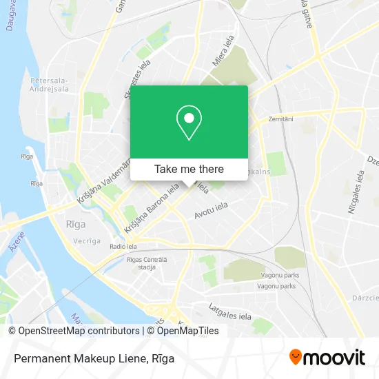 Permanent Makeup Liene map