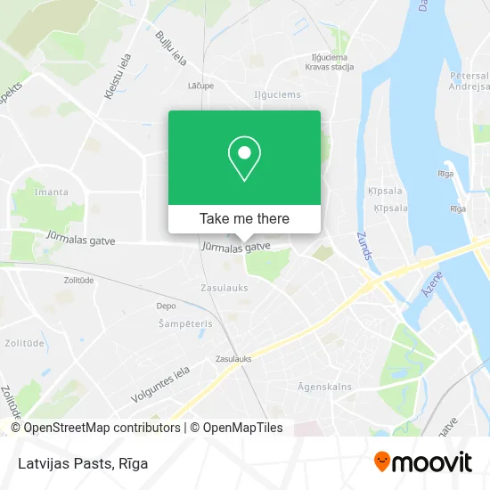 Latvijas Pasts map