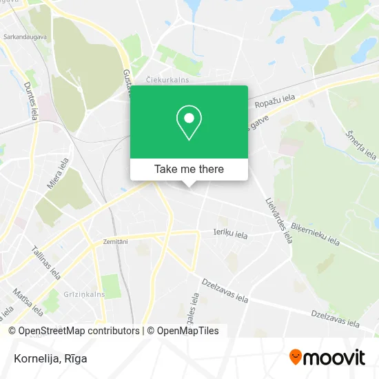 Kornelija map