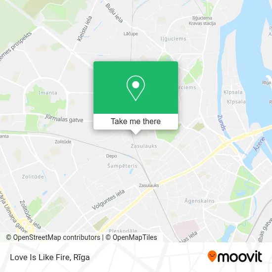 Love Is Like Fire map