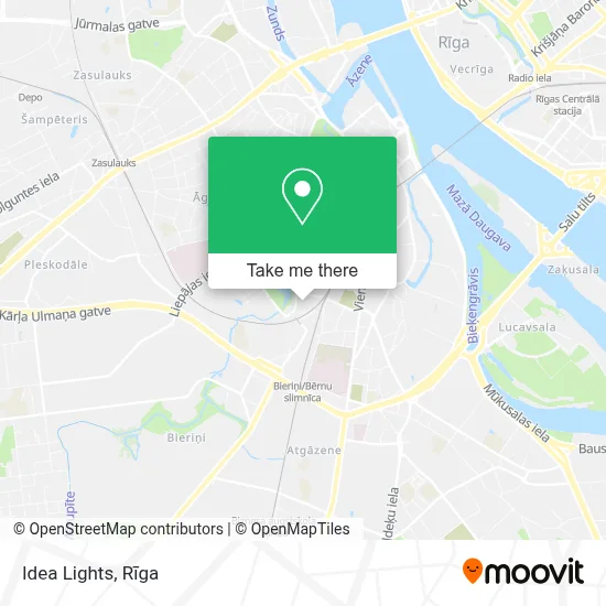 Idea Lights map