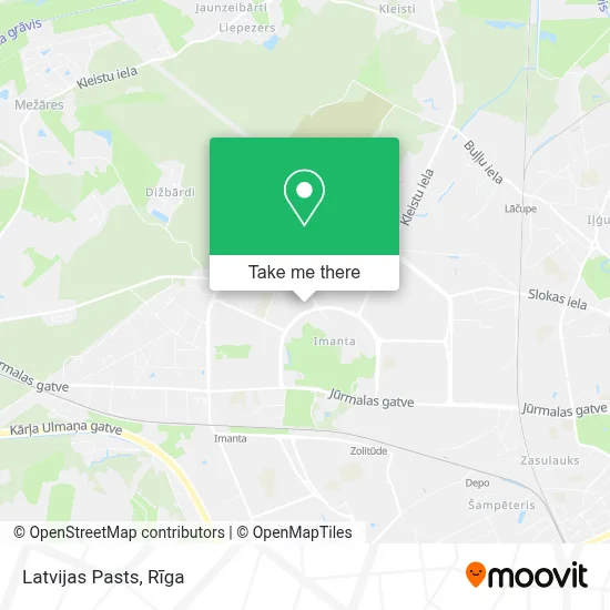 Latvijas Pasts map