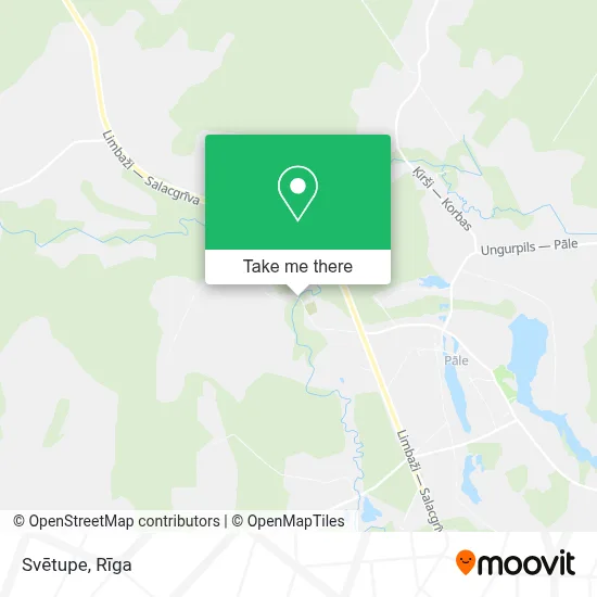 Svētupe map
