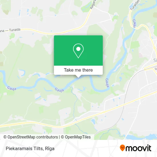 Piekaramais Tilts map