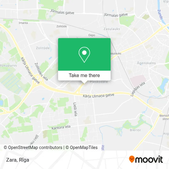 Zara map