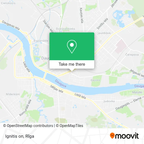 Ignitis on map