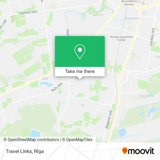 Travel Links map